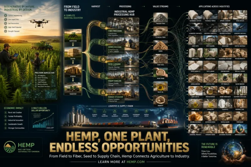 The Broken Chain: How Disconnected Farmers, Processors, and Retailers Are Costing America's Hemp Industry Its Future